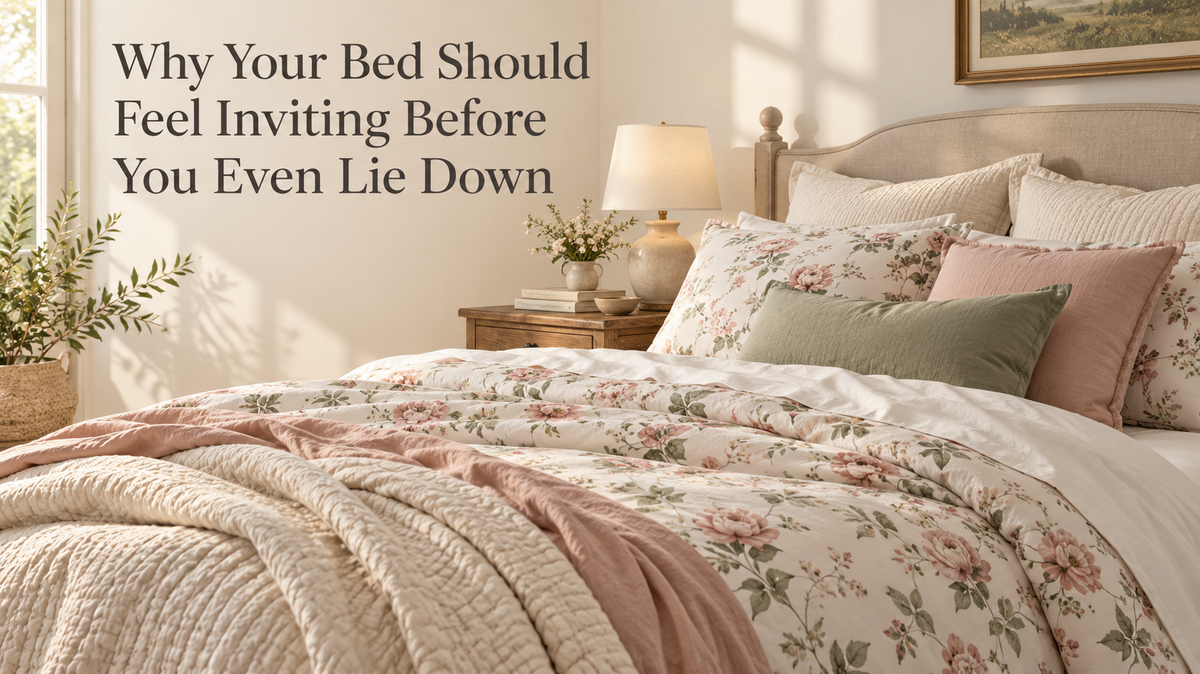 Why Your Bed Should Feel Inviting Before You Even Lie Down