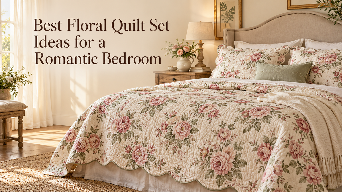 Best Floral Quilt Set Ideas for a Romantic Bedroom