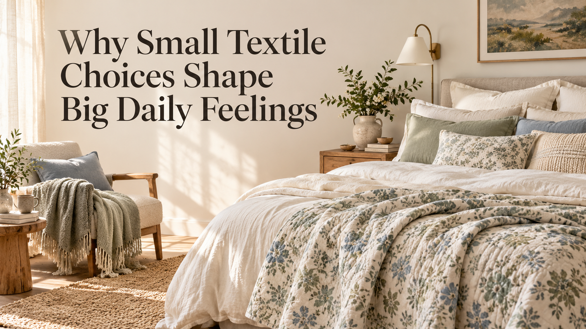Why Small Textile Choices Shape Big Daily Feelings