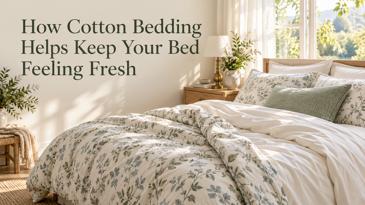 How Cotton Bedding Helps Keep Your Bed Feeling Fresh