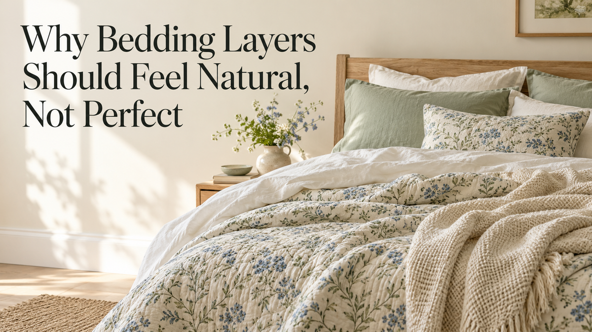 Why Bedding Layers Should Feel Natural, Not Perfect