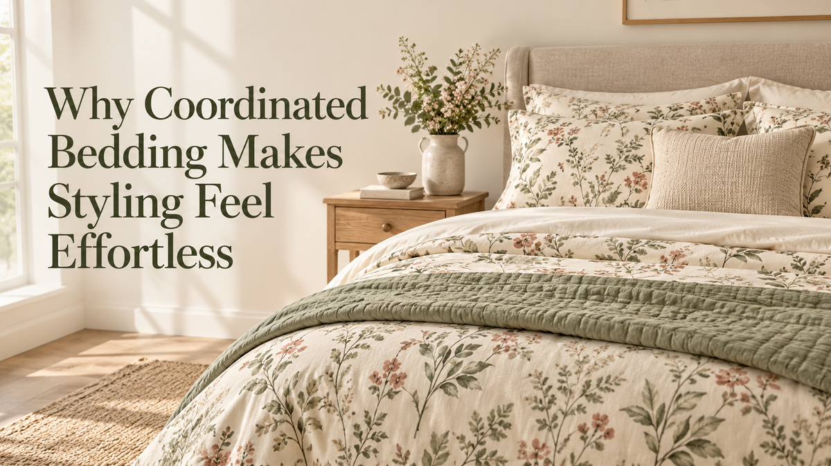 Why Coordinated Bedding Makes Styling Feel Effortless