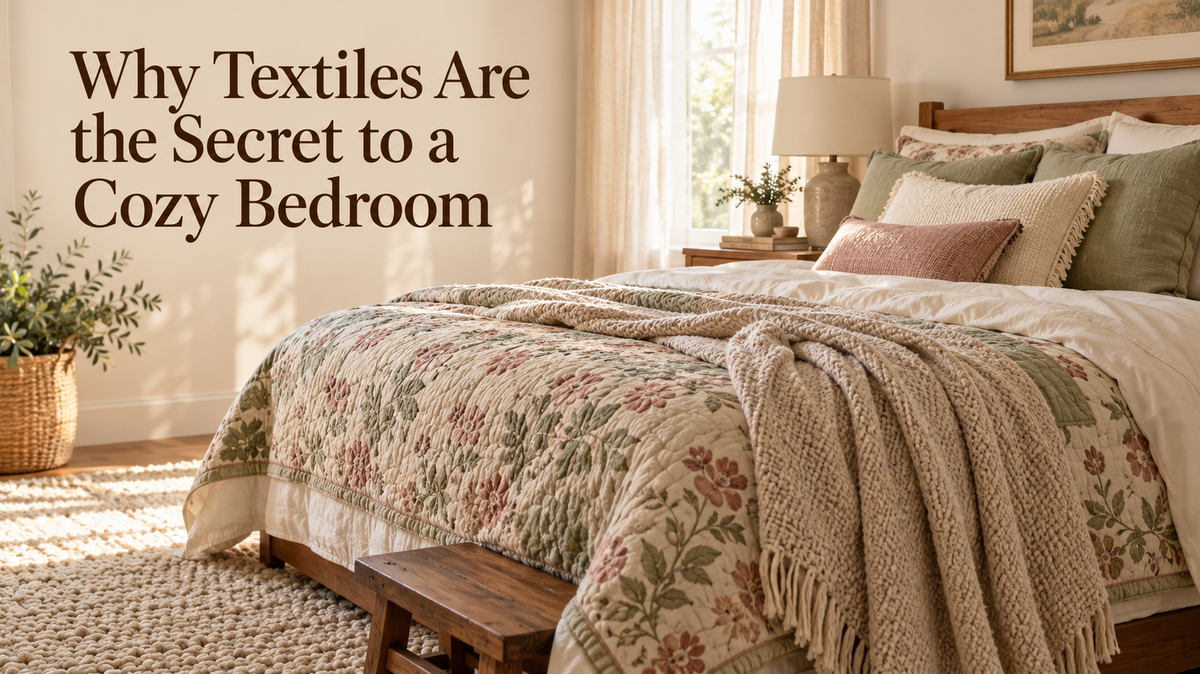 Why Textiles Are the Secret to a Cozy Bedroom