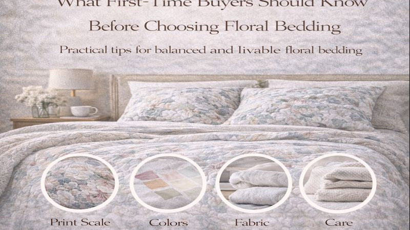 What First-Time Buyers Should Know Before Choosing Floral Bedding