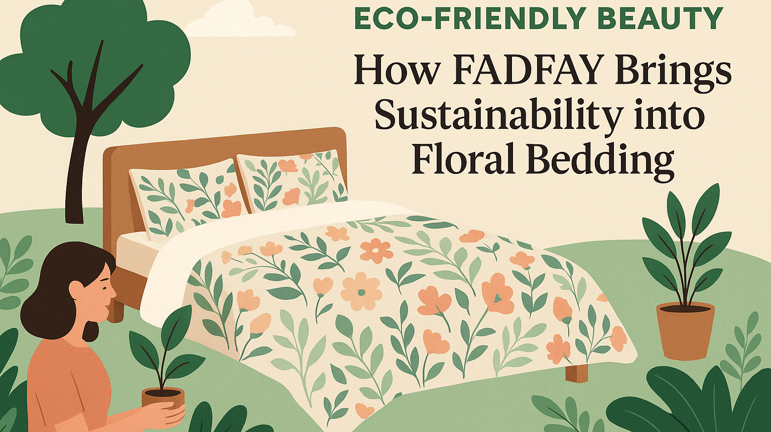 Eco-Friendly Beauty: How FADFAY Brings Sustainability into Floral Bedding