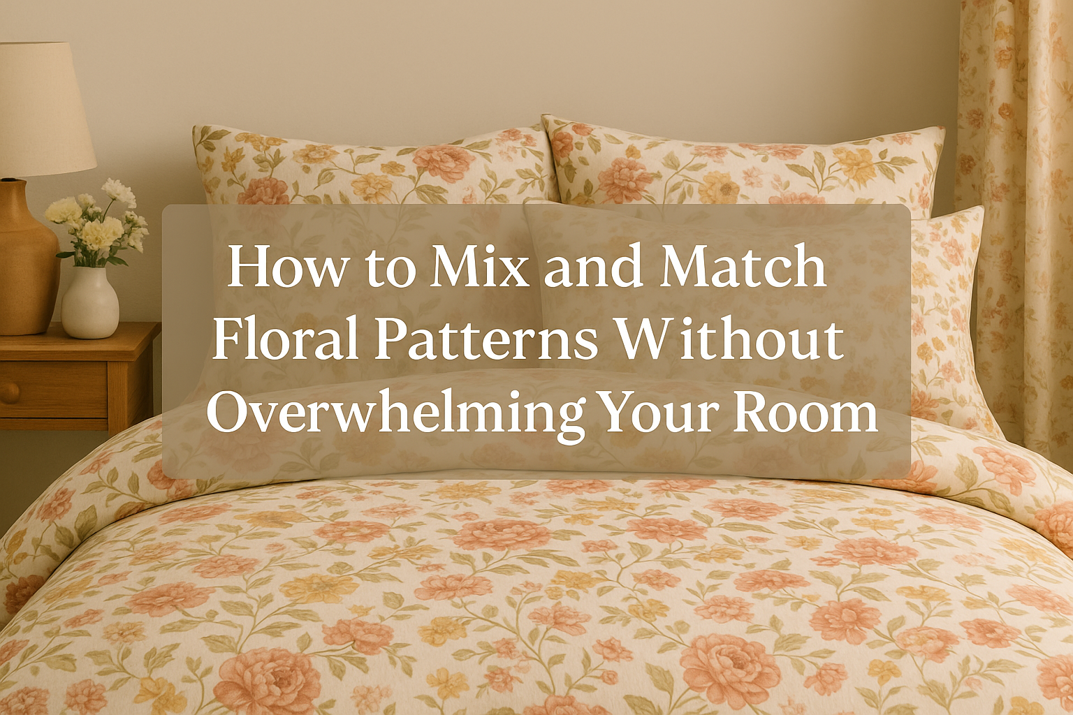 How to Mix and Match Floral Patterns Without Overwhelming Your Room