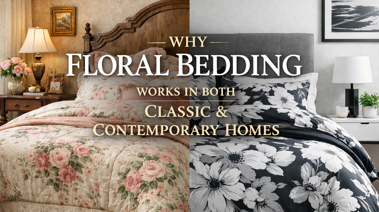Why Floral Bedding Works in Both Classic and Contemporary Homes