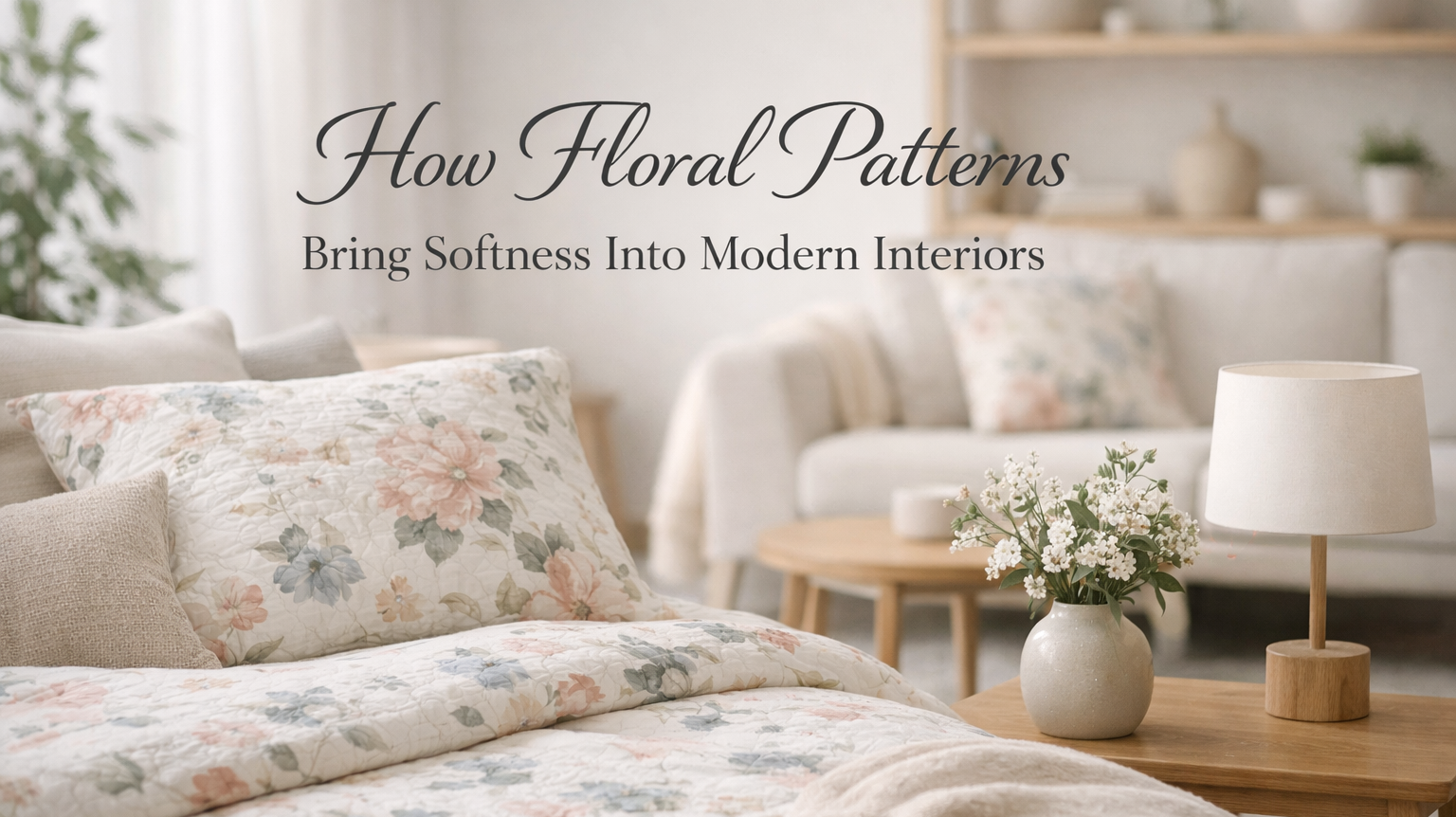 How Floral Patterns Bring Softness Into Modern Interiors