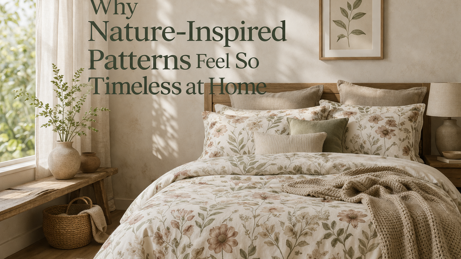 Why Nature-Inspired Patterns Feel So Timeless at Home