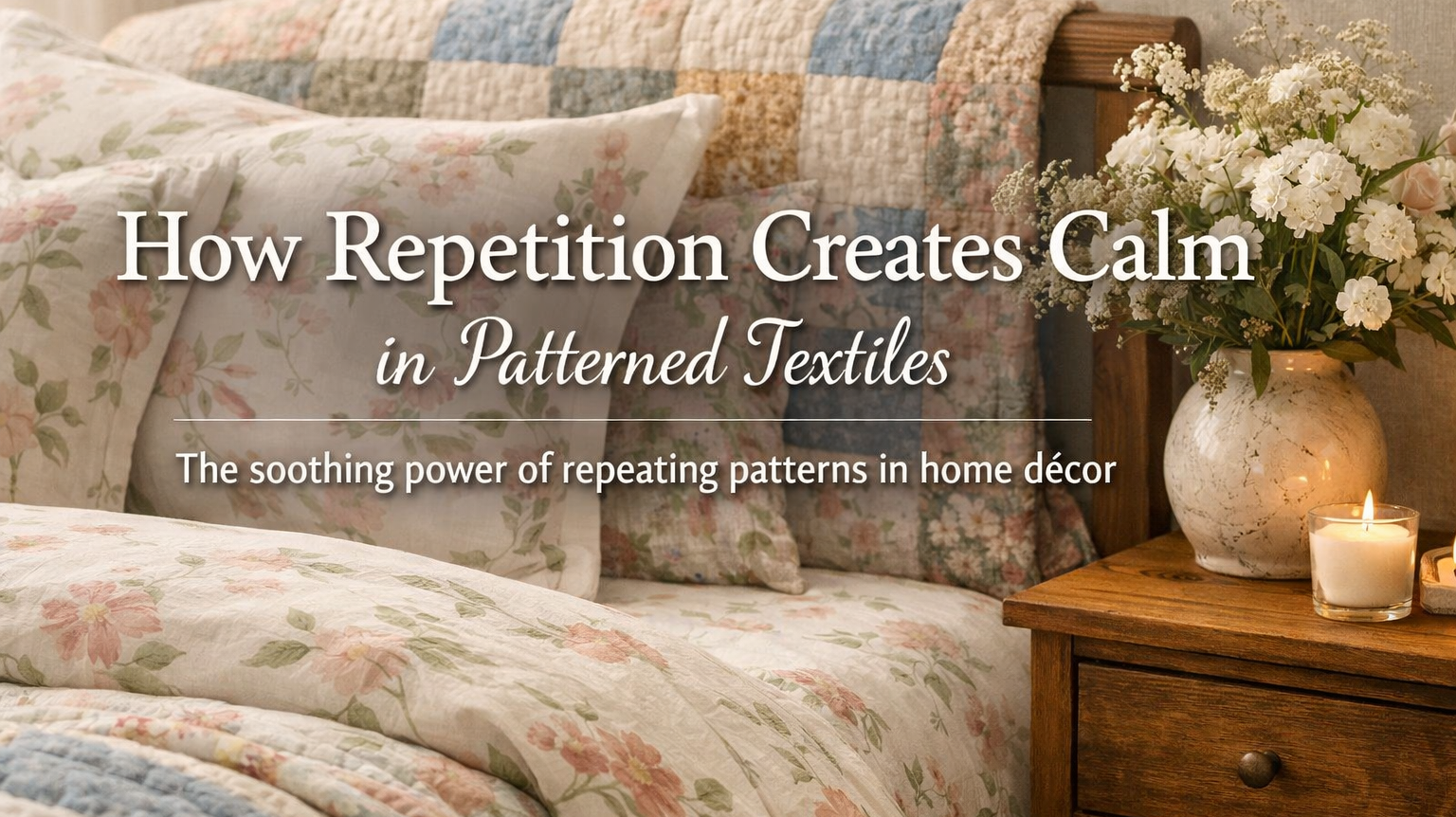 How Repetition Creates Calm in Patterned Textiles