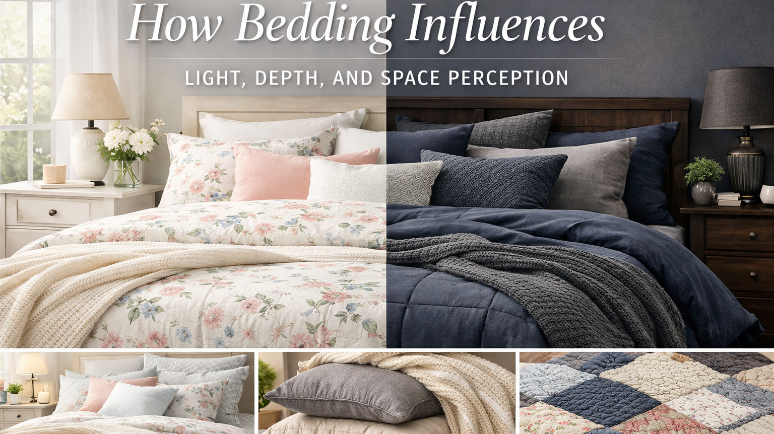 How Bedding Influences Light, Depth, and Space Perception
