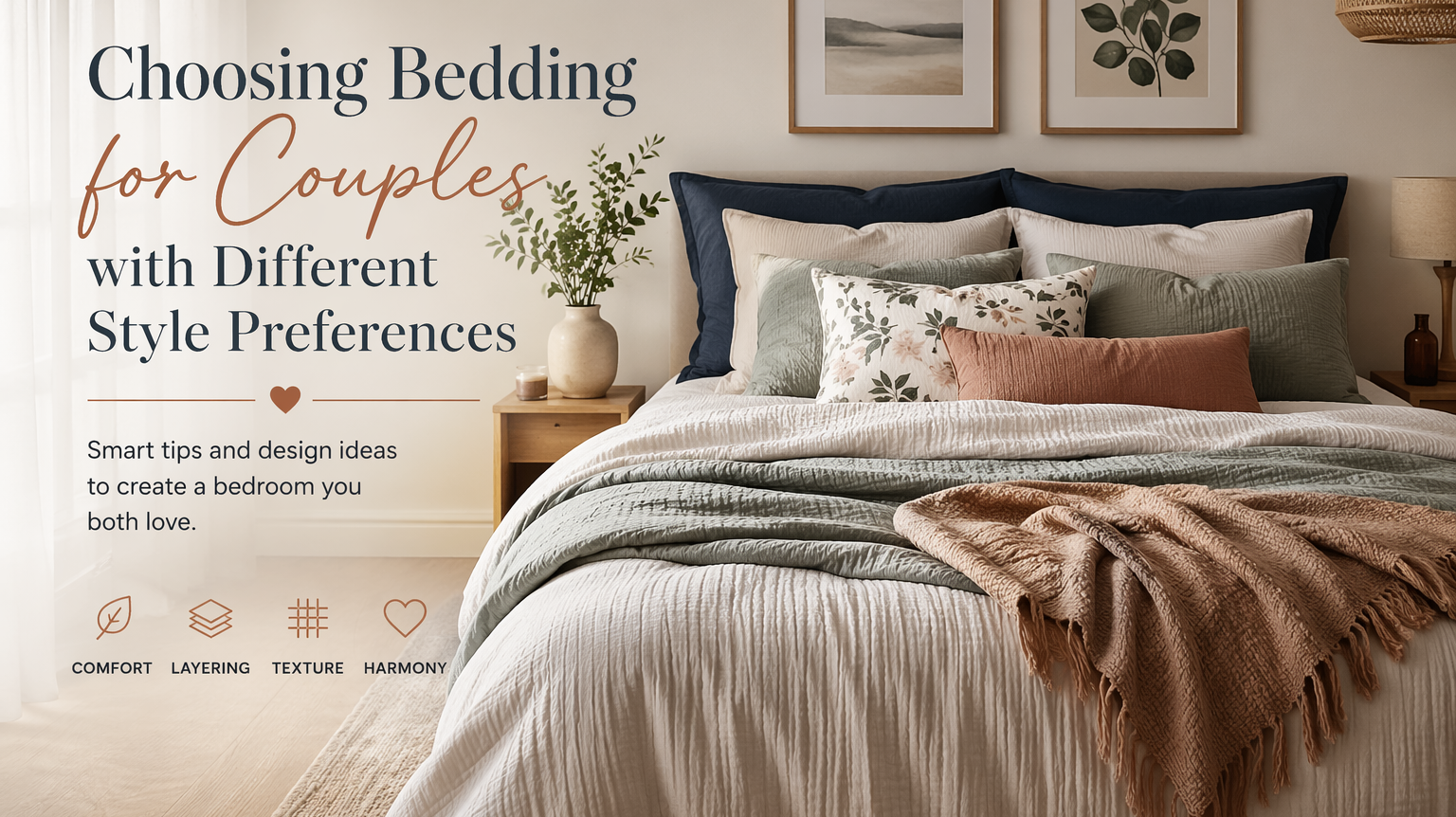 Choosing Bedding for Couples with Different Style Preferences
