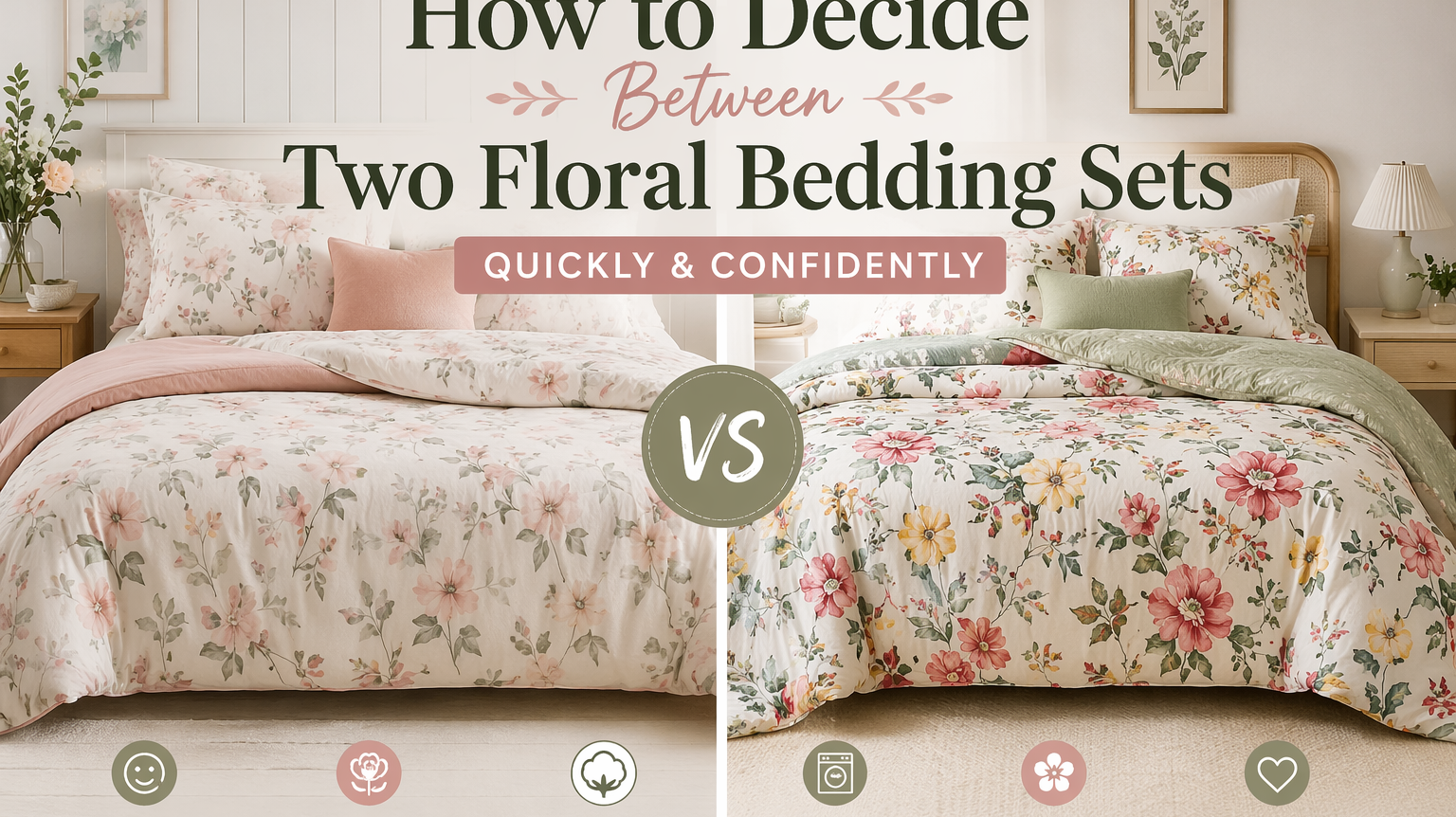 How to Decide Between Two Floral Bedding Sets Quickly