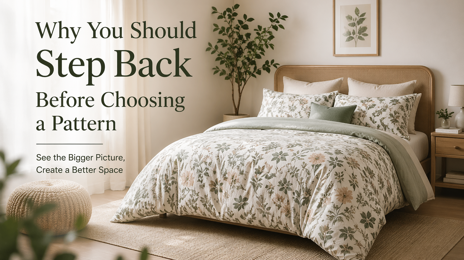 Why You Should Step Back Before Choosing a Pattern