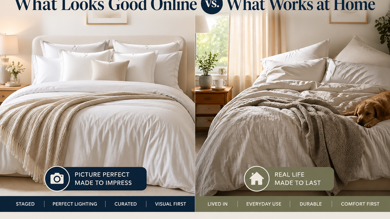 What Looks Good Online vs. What Works at Home