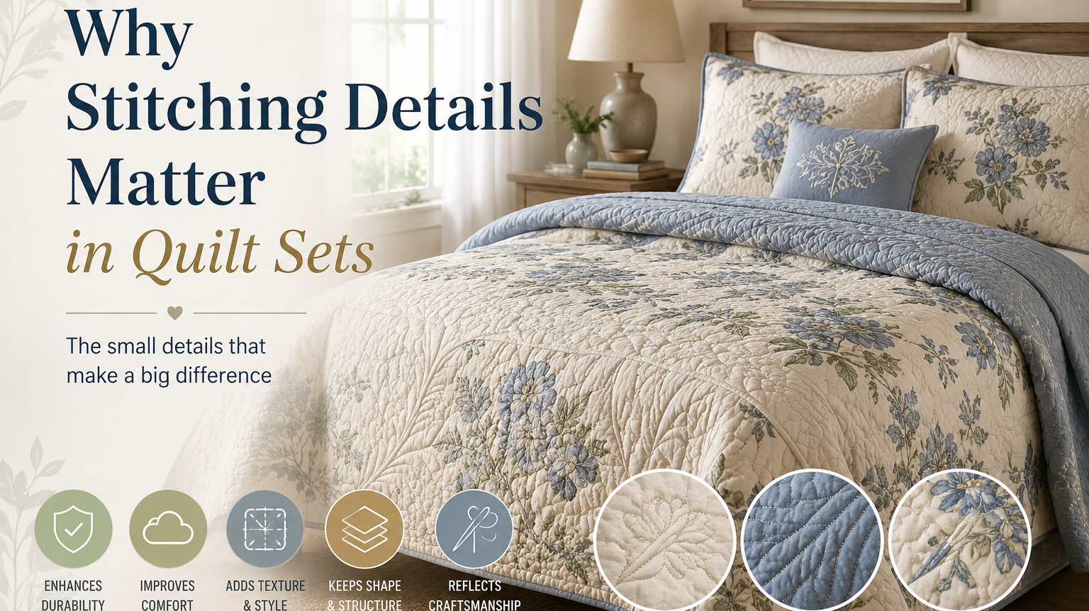 Why Stitching Details Matter in Quilt Sets