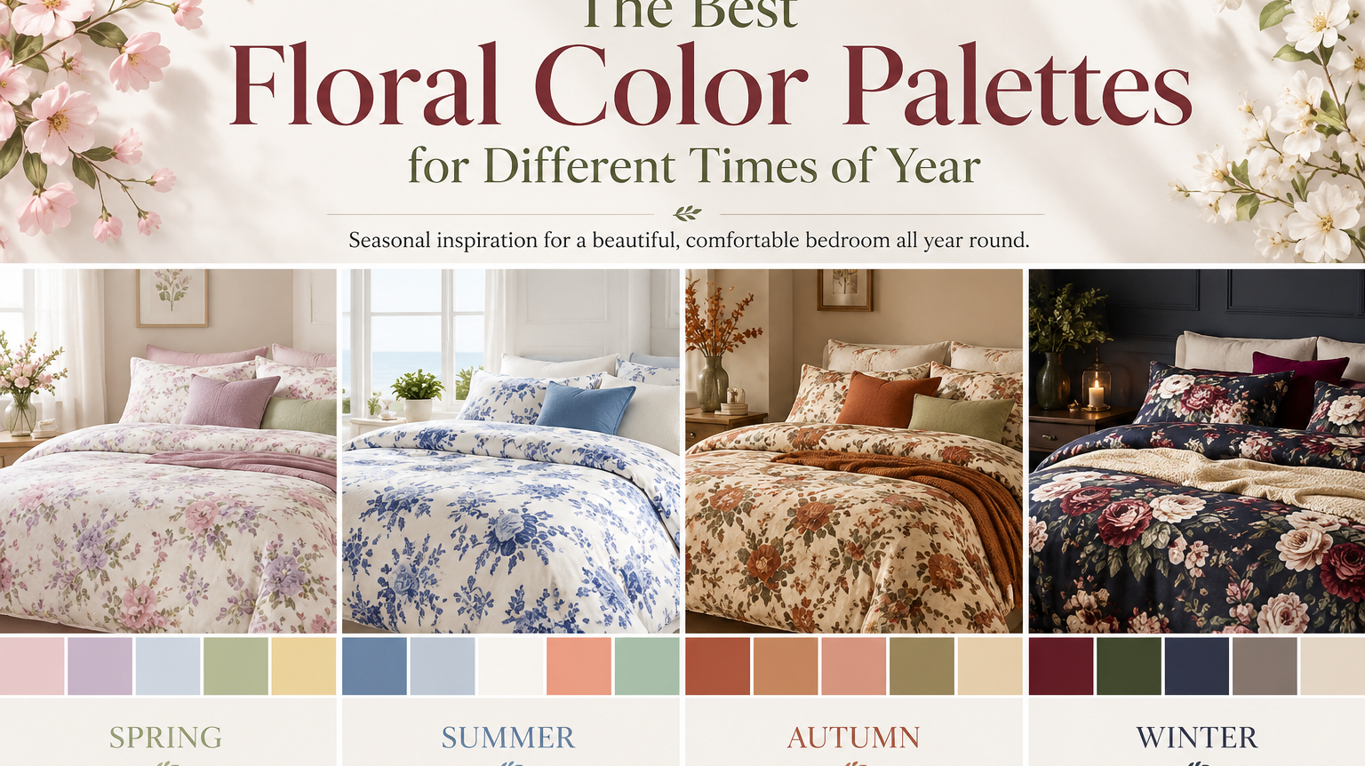 The Best Floral Color Palettes for Different Times of Year