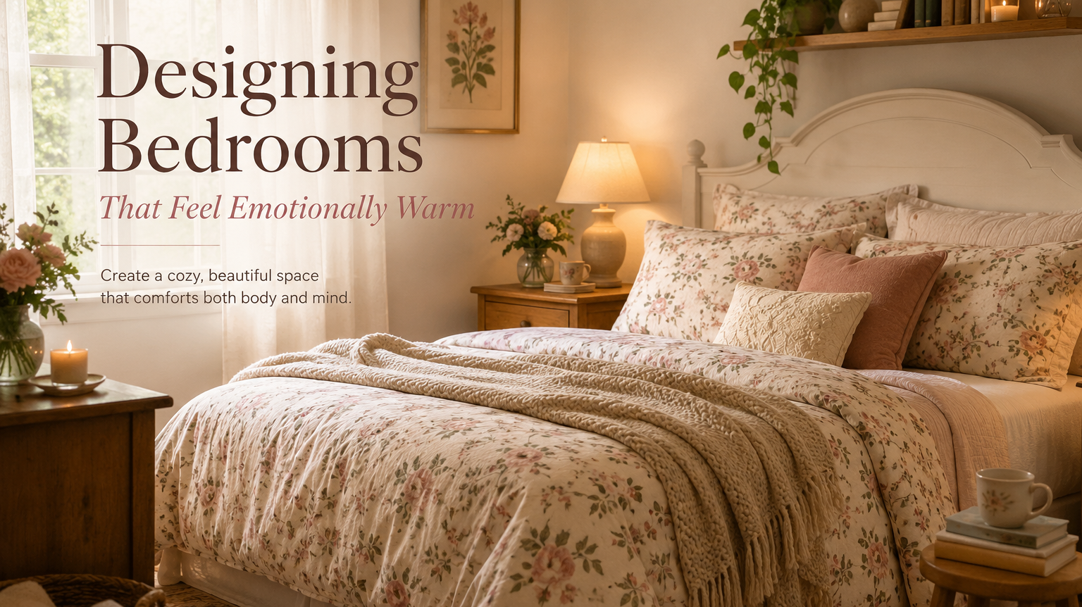 Designing Bedrooms That Feel Emotionally Warm