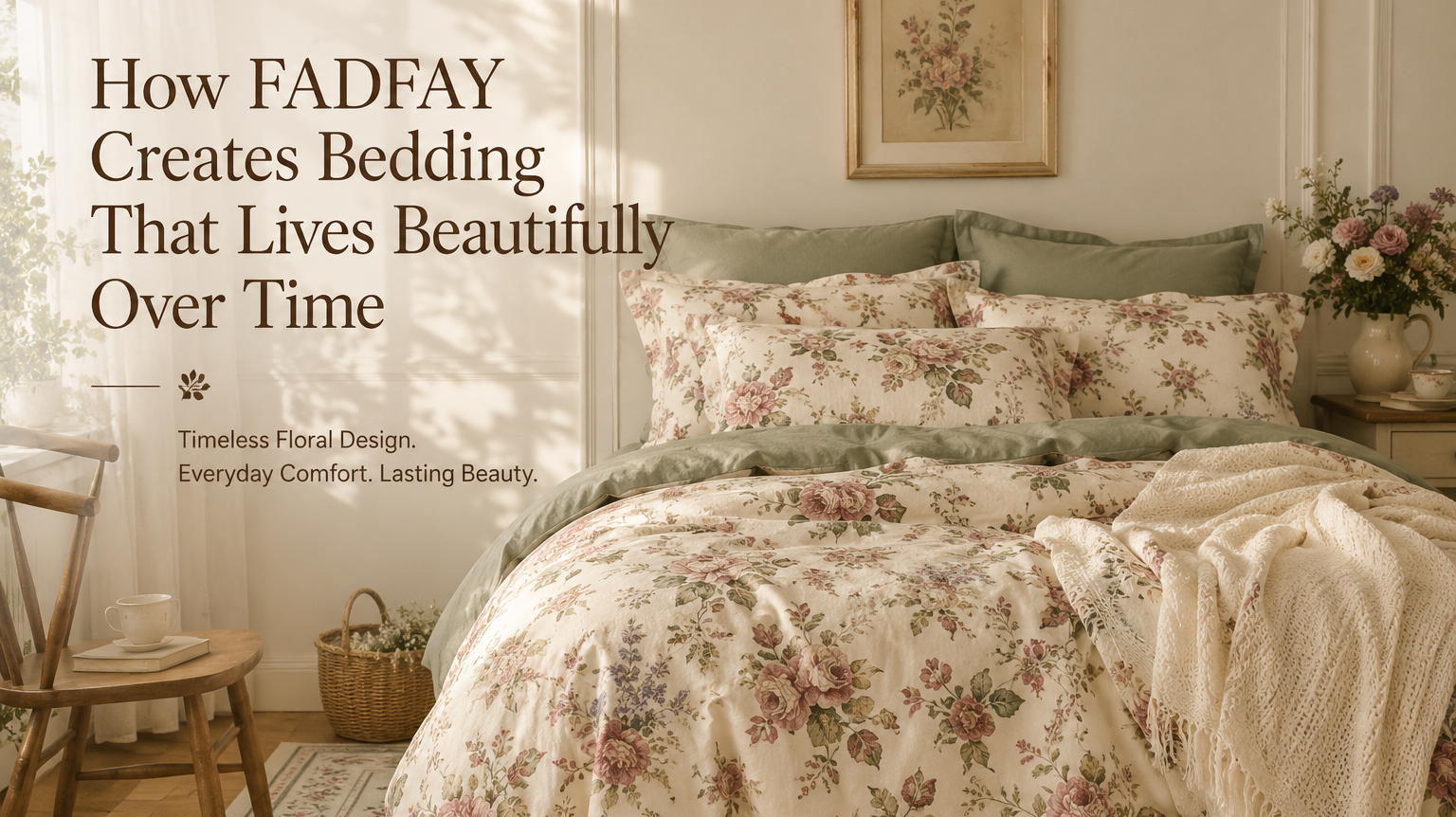 How FADFAY Creates Bedding That Lives Beautifully Over Time