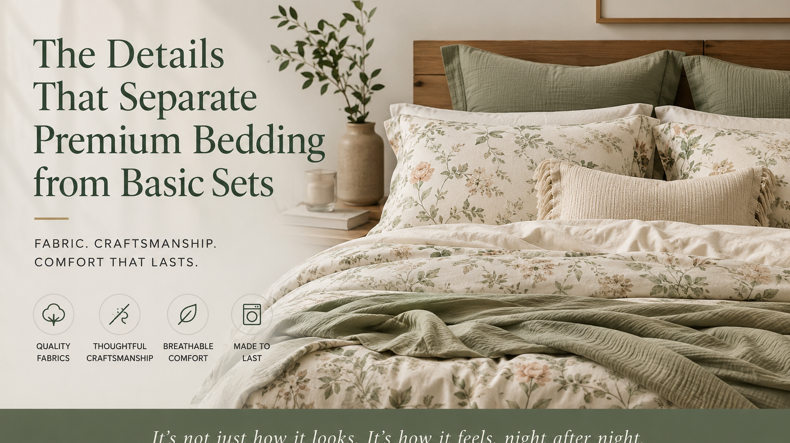 The Details That Separate Premium Bedding from Basic Sets
