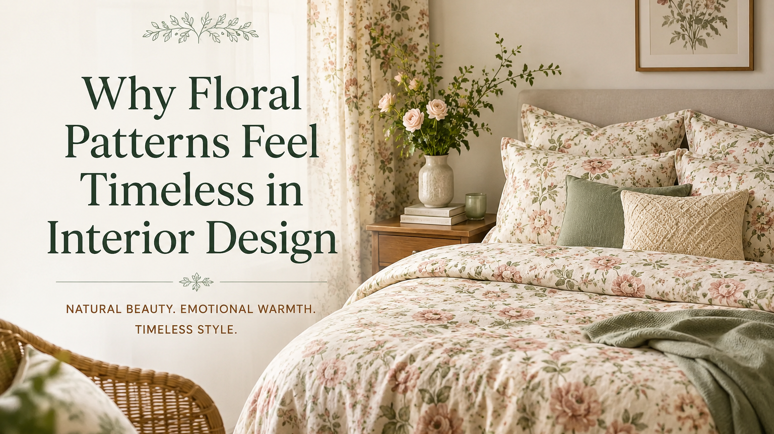 Why Floral Patterns Feel Timeless in Interior Design
