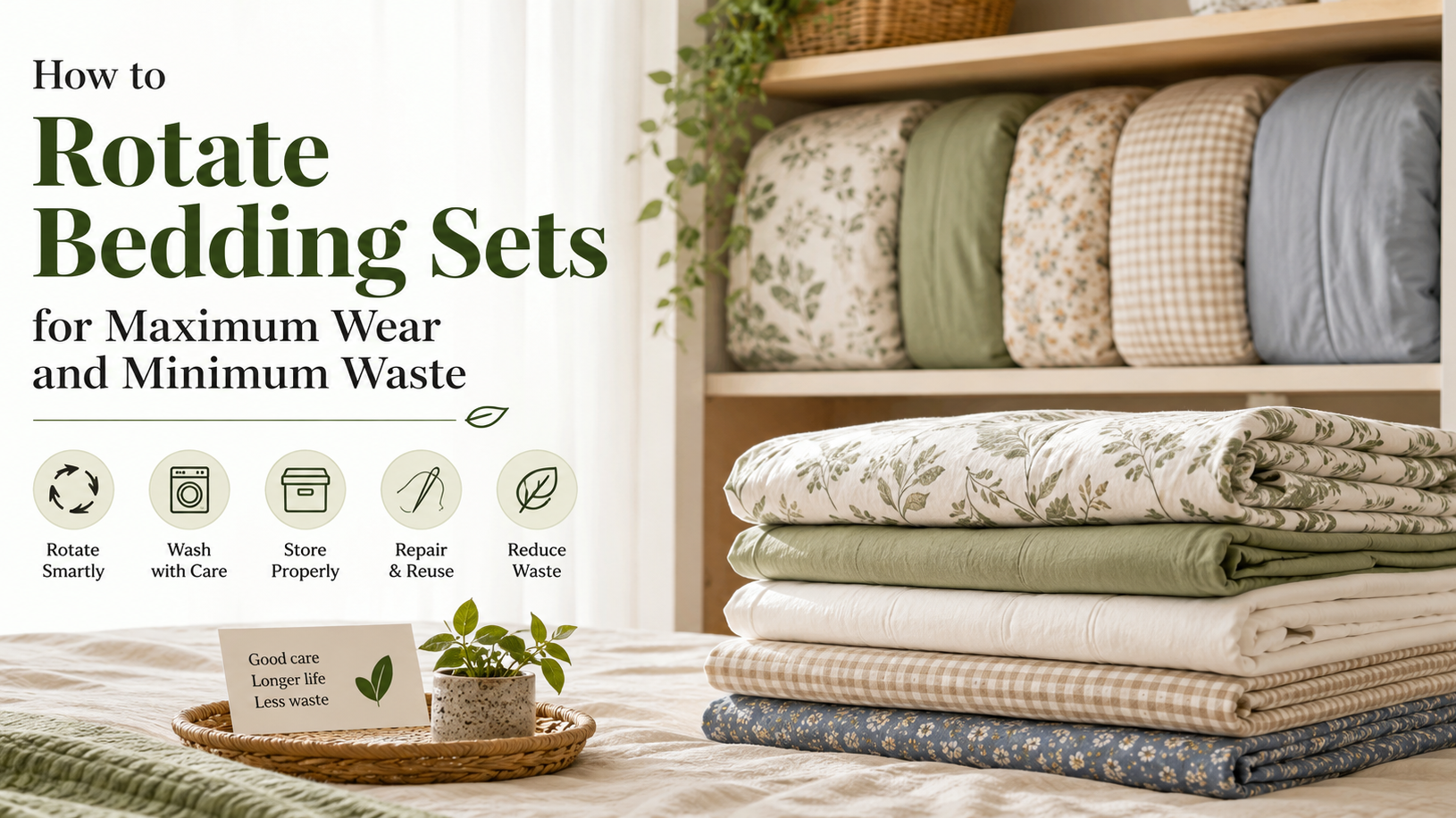 How to Rotate Bedding Sets for Maximum Wear and Minimum Waste