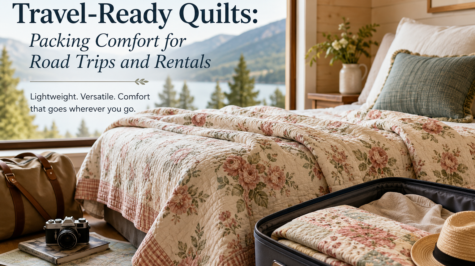 Travel-Ready Quilts: Packing Comfort for Road Trips and Rentals