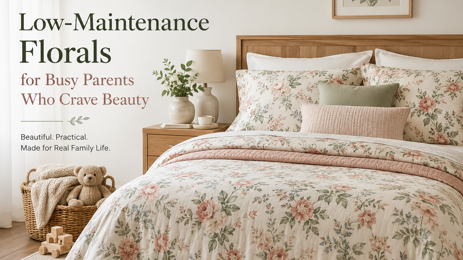Low-Maintenance Florals for Busy Parents Who Crave Beauty