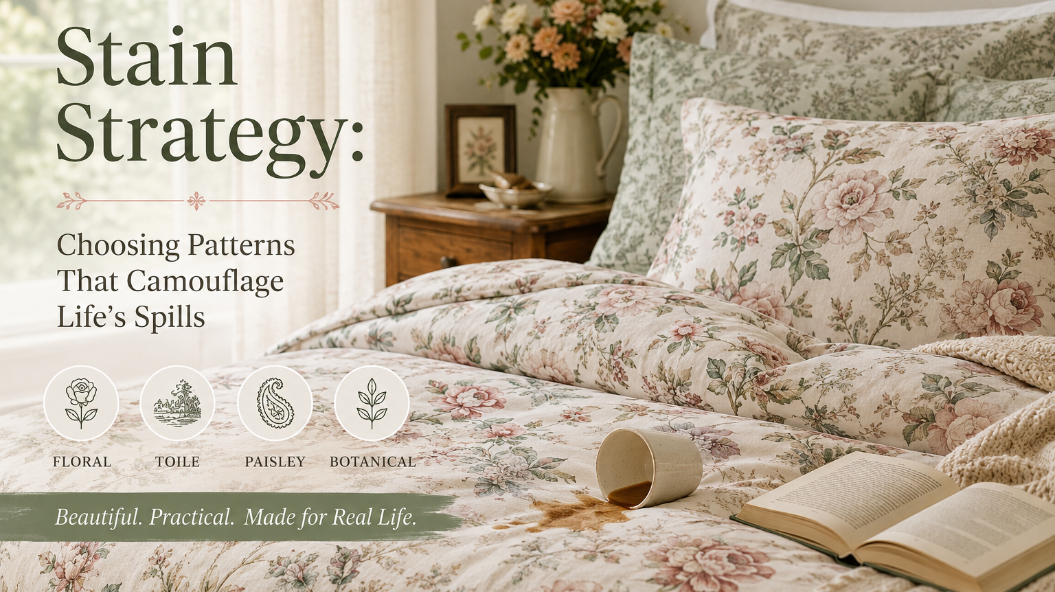 Stain Strategy: Choosing Patterns That Camouflage Life’s Spills