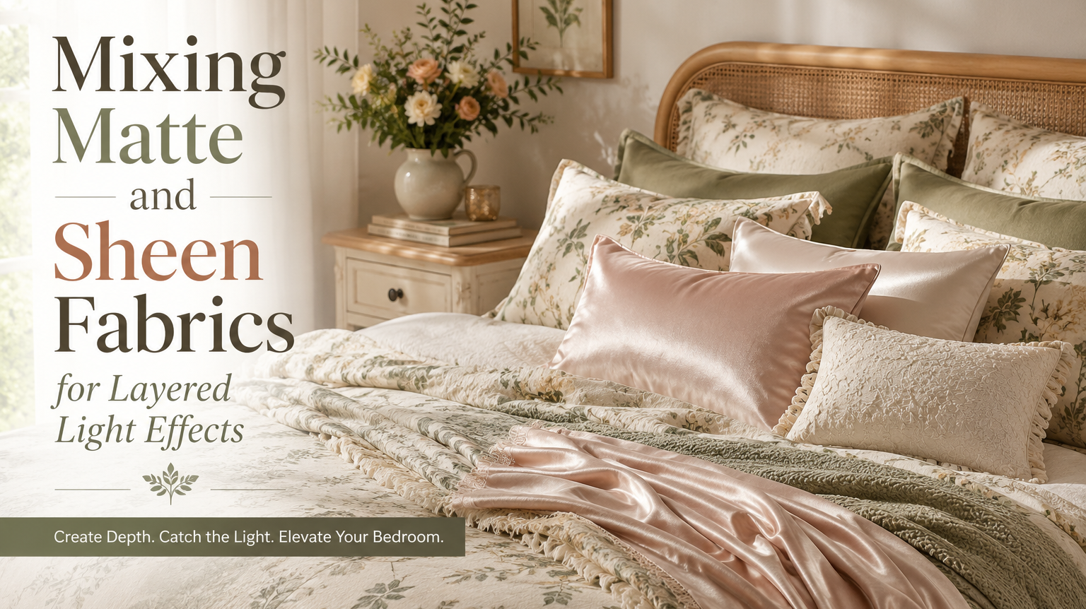 Mixing Matte and Sheen Fabrics for Layered Light Effects