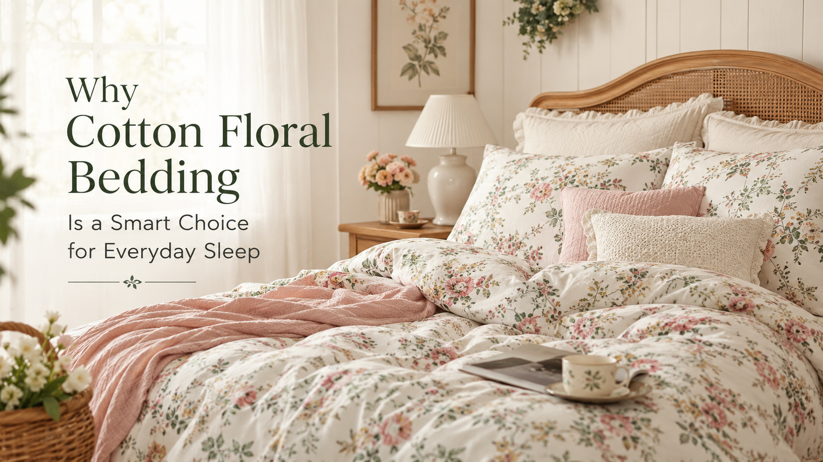 Why Cotton Floral Bedding Is a Smart Choice for Everyday Sleep