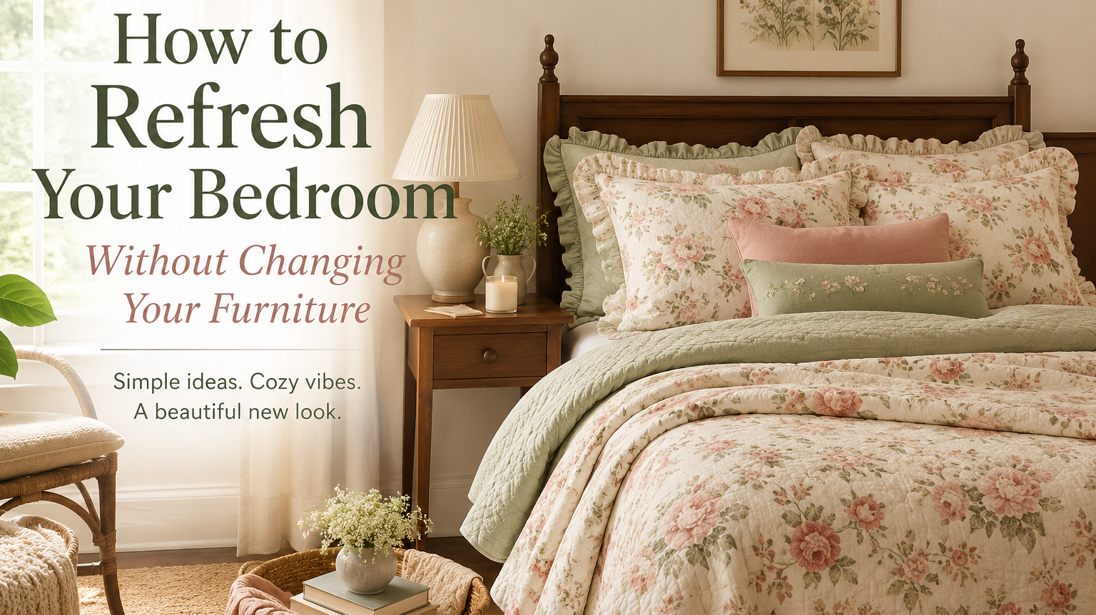 How to Refresh Your Bedroom Without Changing Your Furniture