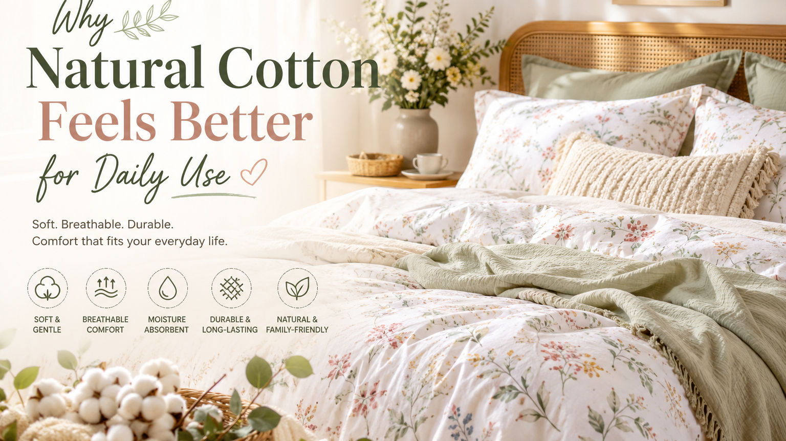 Why Natural Cotton Feels Better for Daily Use