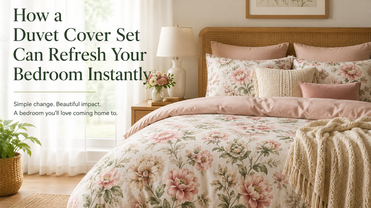 How a Duvet Cover Set Can Refresh Your Bedroom Instantly