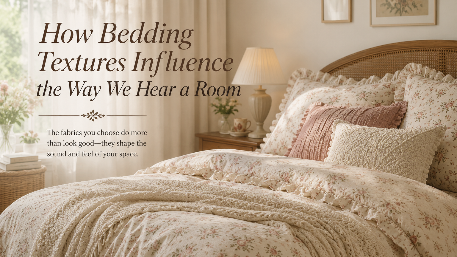 How Bedding Textures Influence the Way We Hear a Room