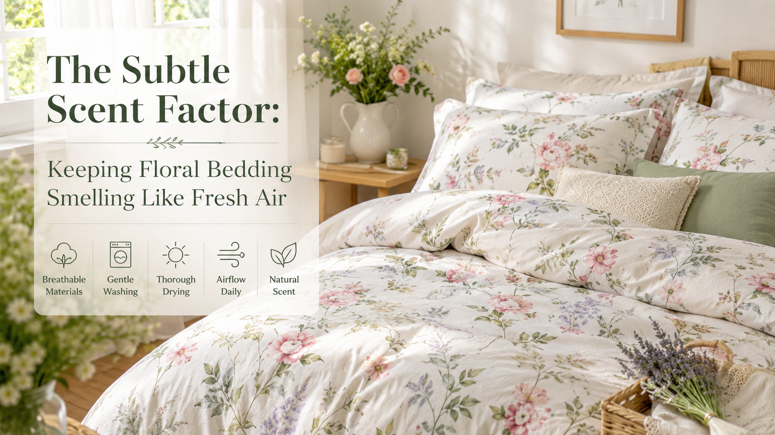 The Subtle Scent Factor: Keeping Floral Bedding Smelling Like Fresh Air