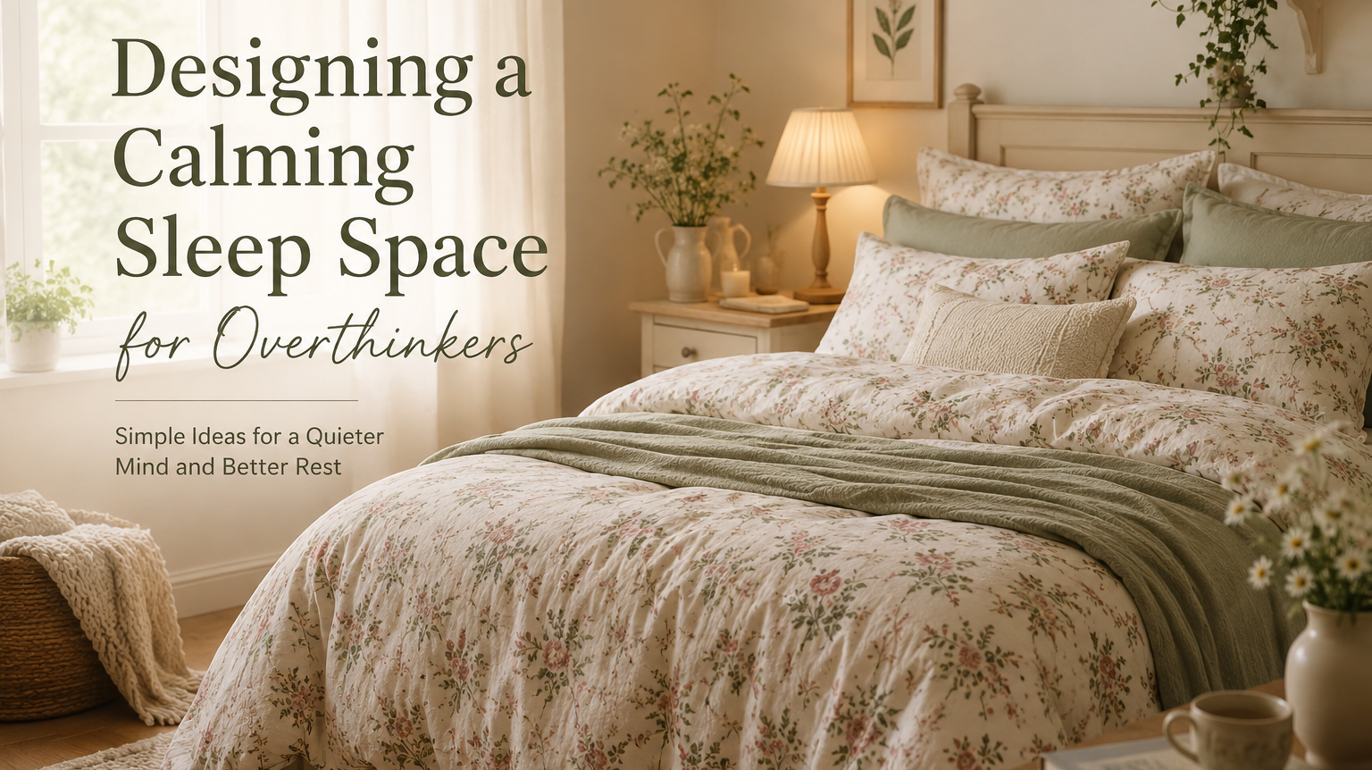 Designing a Calming Sleep Space for Overthinkers