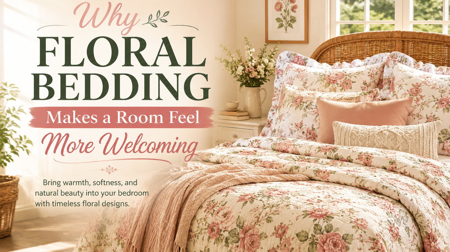 Why Floral Bedding Makes a Room Feel More Welcoming