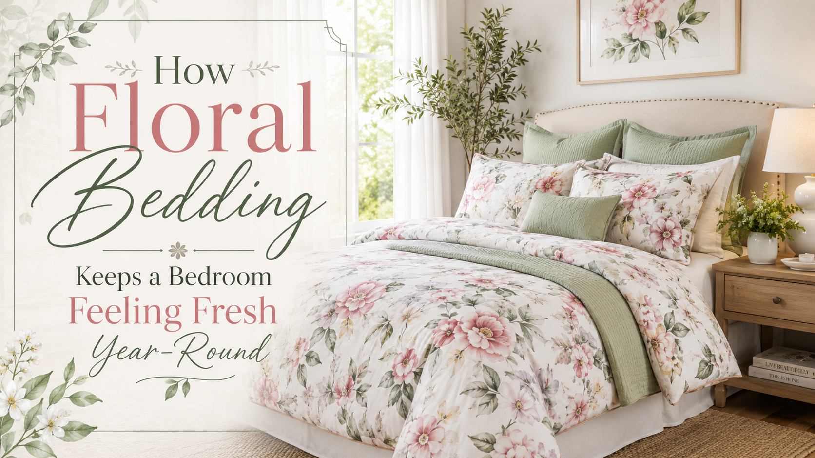 How Floral Bedding Keeps a Bedroom Feeling Fresh Year-Round