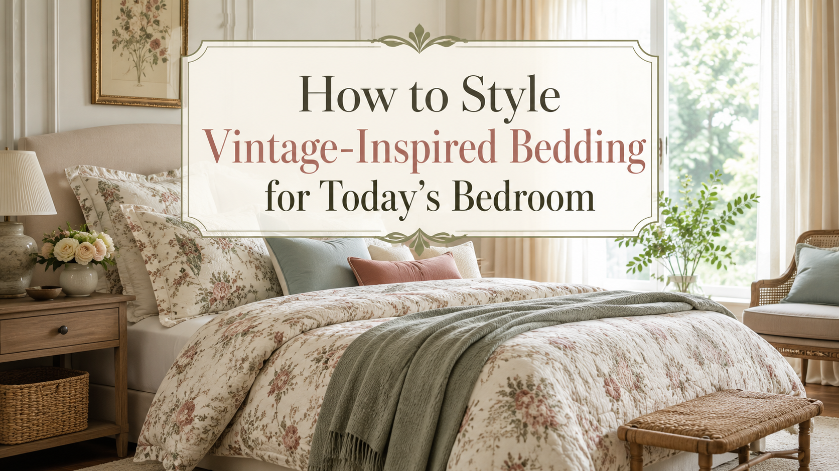 How to Style Vintage-Inspired Bedding for Today’s Bedroom