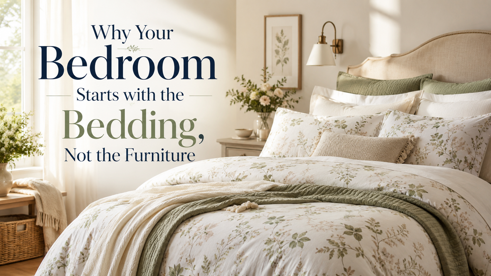 Why Your Bedroom Starts with the Bedding, Not the Furniture