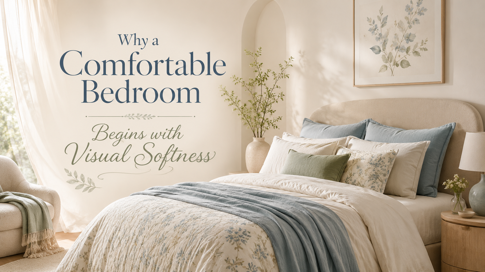 Why a Comfortable Bedroom Begins with Visual Softness
