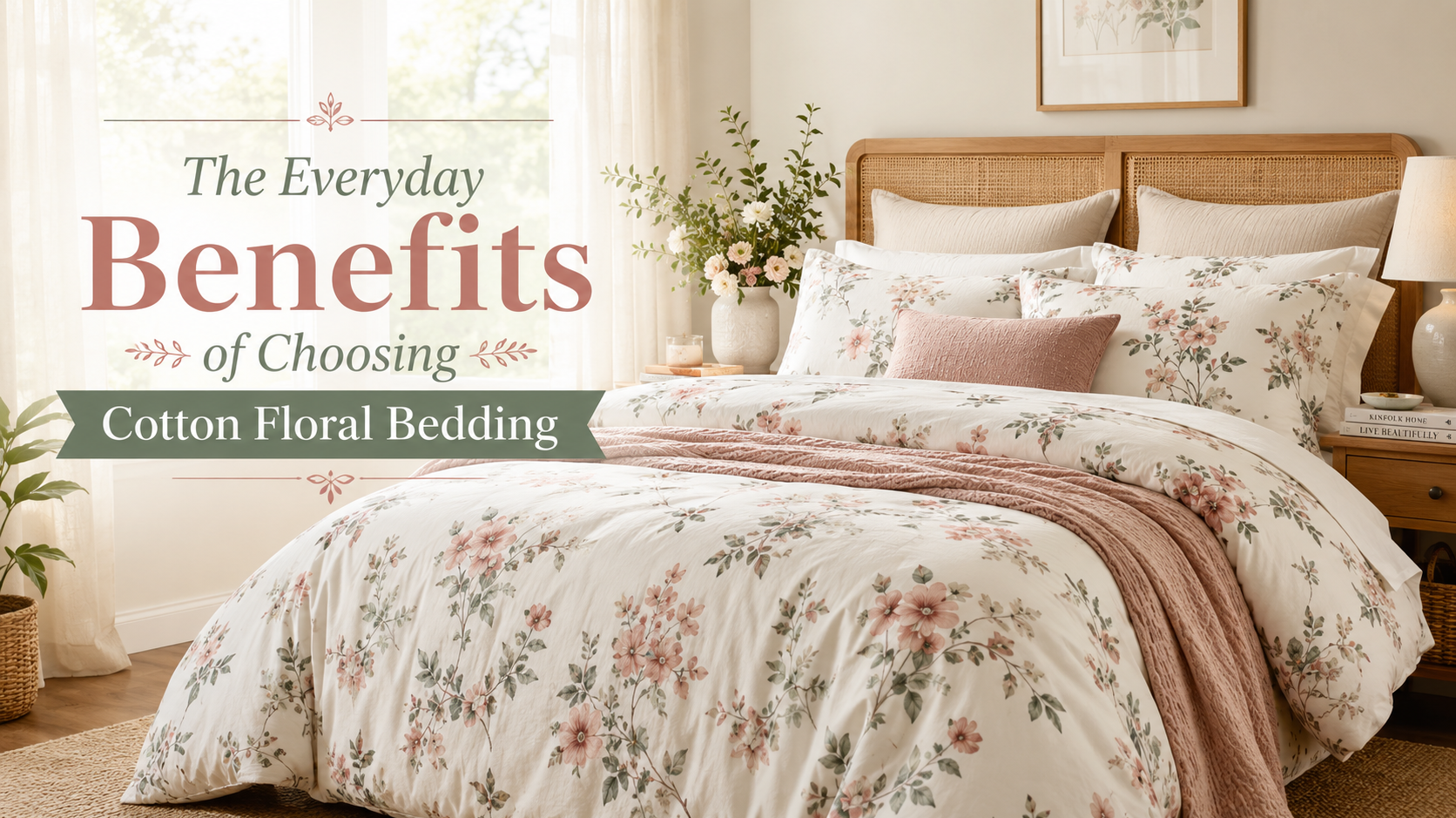 The Everyday Benefits of Choosing Cotton Floral Bedding