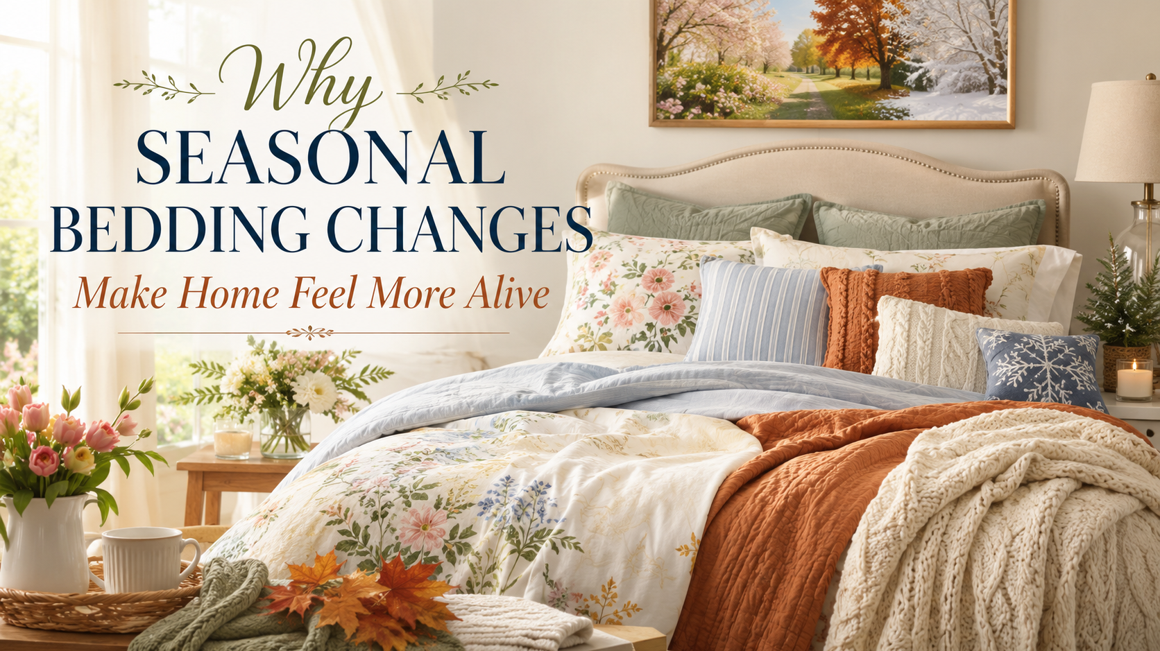 Why Seasonal Bedding Changes Make Home Feel More Alive