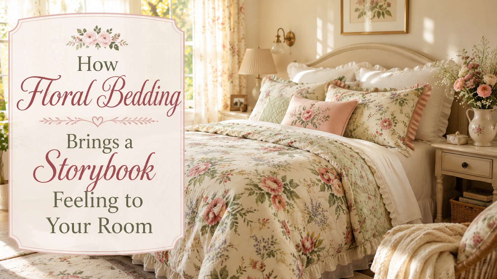How Floral Bedding Brings a Storybook Feeling to Your Room