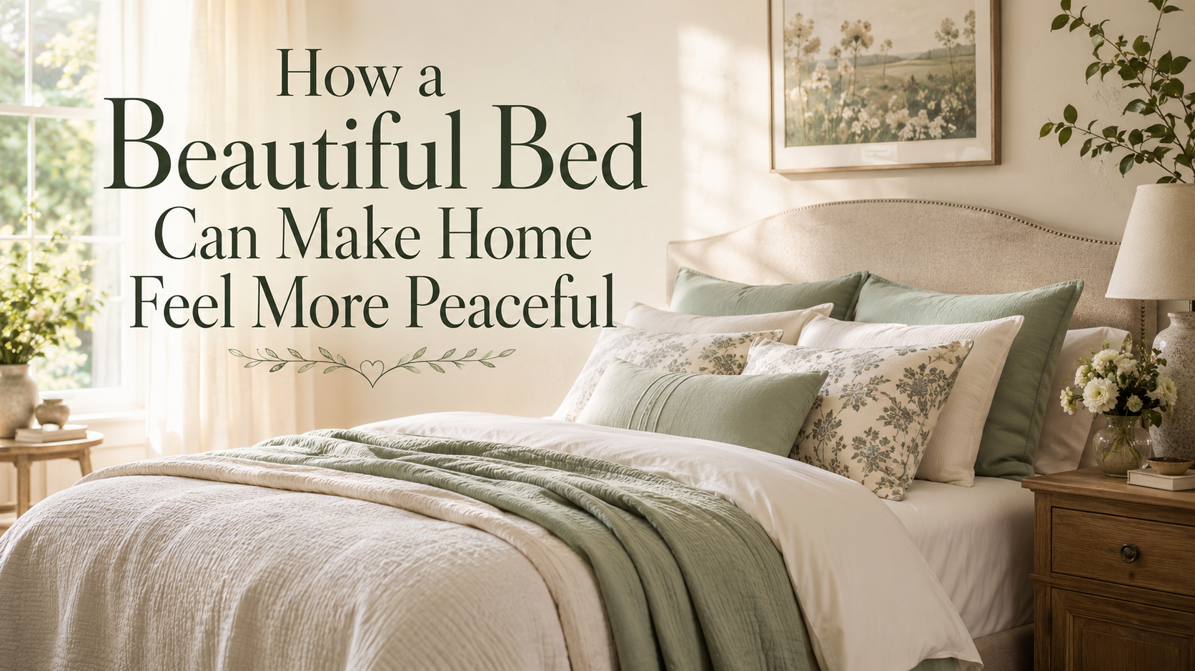 How a Beautiful Bed Can Make Home Feel More Peaceful