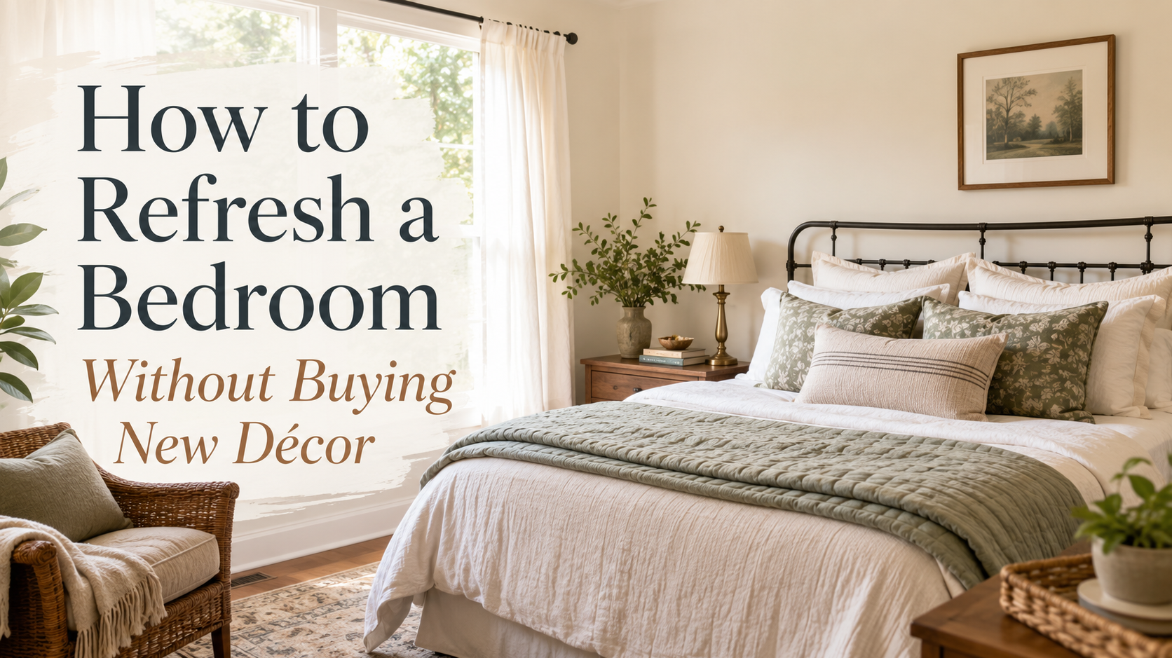 How to Refresh a Bedroom Without Buying New Décor