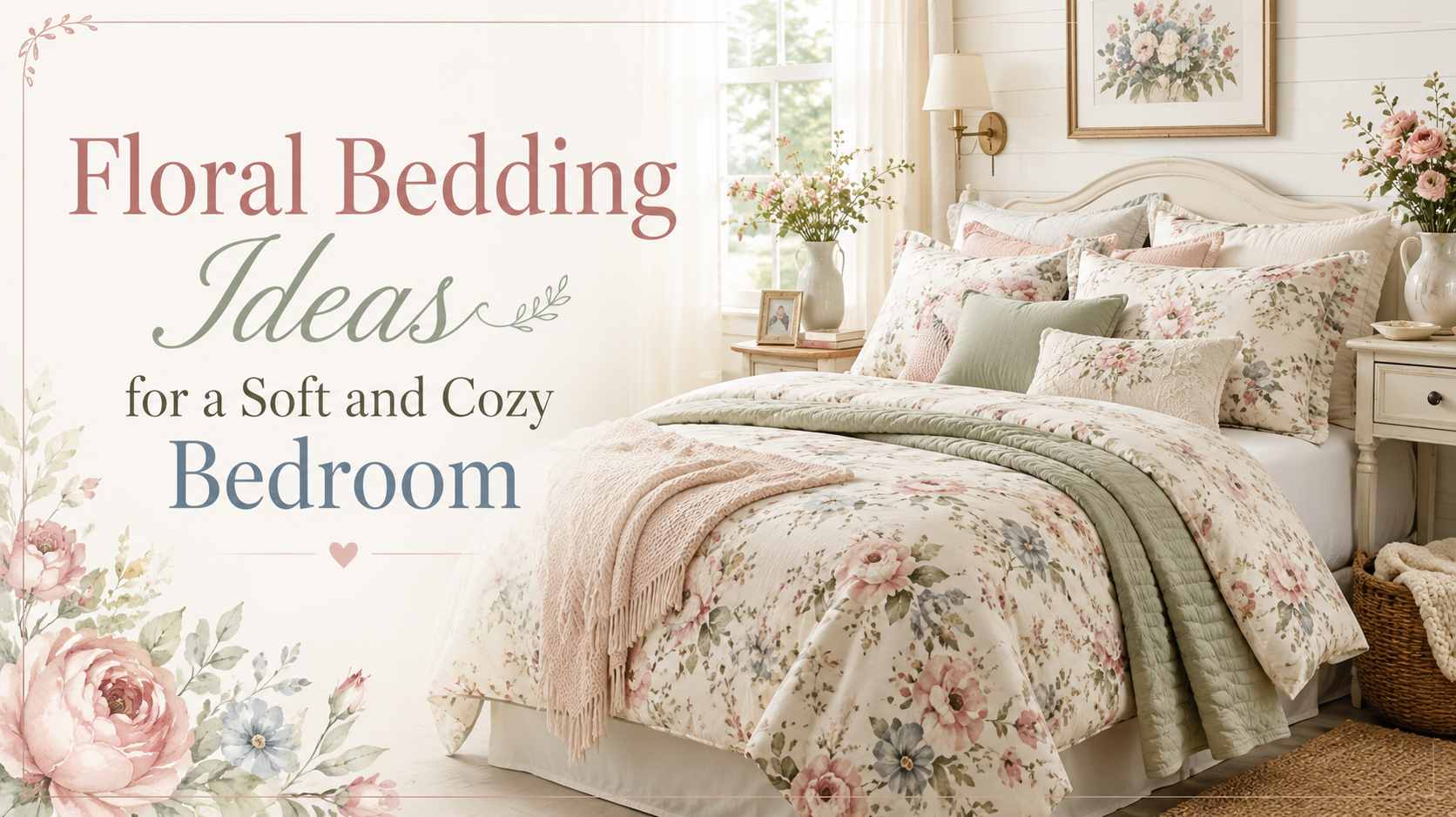 Floral Bedding Ideas for a Soft and Cozy Bedroom