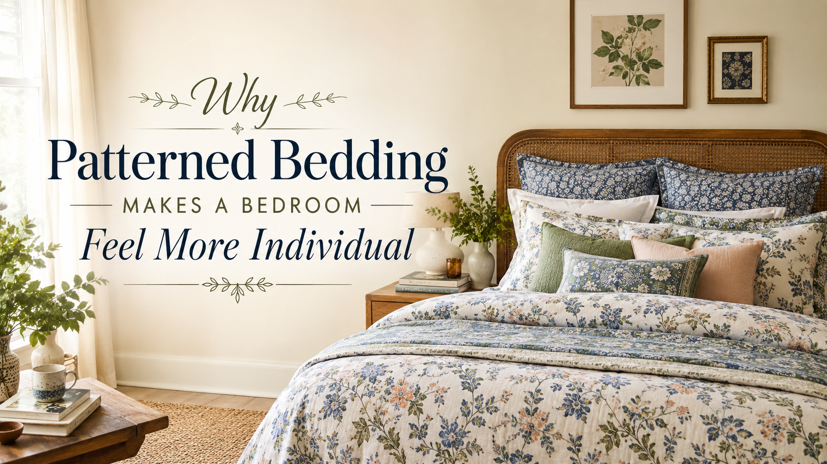 Why Patterned Bedding Makes a Bedroom Feel More Individual