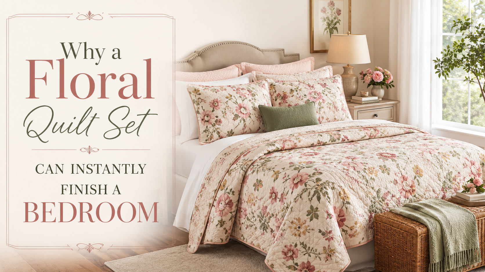 Why a Floral Quilt Set Can Instantly Finish a Bedroom